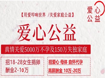 和政捐卵助孕生子 爱心志愿者招募